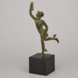 Grand Tour Bronze Figure of Mercury, after Giambologna, 20th century, height 15.25 in — 38.7 cm