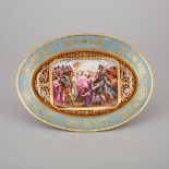 'Vienna' Oval Small Platter, late 19th century, length 10.9 in — 27.7 cm