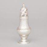 George II Silver Baluster Caster, Jabez Daniell, London, 1753, height 7.2 in — 18.4 cm