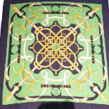 Hermes Eperon D'Or Silk Scarf, by Henri d'Origny; 35" x 35"