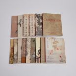 A Group of Fifteen Christie's Chinese Art Catalogues, 1991-2004, 1991-2004年佳士得中國藝術品拍賣圖錄一組十五本, 10.5 x