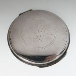 Georg Jensen Danish Sterling Silver Circular Compact, #231B