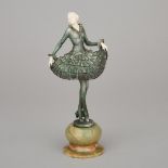 Leon Salat (fl. early 20th century), DANCER, height 9.25 in — 23.5 cm