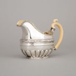 Russian Silver Cream Jug, Elias Modig, St. Petersburg, 1826, height 4.4 in — 11.2 cm