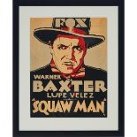 American Movie Poster, 1931, SQUAW MAN