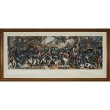 Charles W. Sharpe after Daniel MacLise, THE DEATH OF NELSON AT THE BATTLE OF TRAFALGAR, 14 x 34.5 in