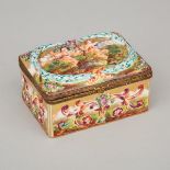 'Naples' Rectangular Casket, late 19th/early 20th century, length 5 in — 12.8 cm
