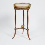 Louis XV Style Ormolu Mounted Mahogany Occasional Talbe, mid 20th century