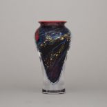 Toan Klein (American/Canadian, b.1949), Internally Decorated Glass Vase, 1996, height 11 in — 28 cm