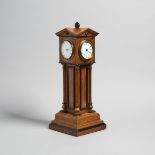 French Model of a Four Dial Tower Clock by Blumberg & Co. for Henry Marc, Paris, early 20th century