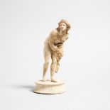 Greek Canosan Pottery Figure of Venus After the Bath, height 8 in — 20.3 cm