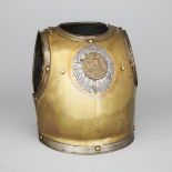 French Carabinier-a-Cheval Officer's Cuirass, Klingenthal Armory, 1832, height 17.5 in — 44.5 cm (2