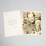 Bing Crosby Autograph Letter, 1946, letter 10.5 x 7.25 in — 26.7 x 18.4 cm (2 Pieces)