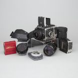 Zenza Bronica S2 Camera Set, c.1968, camera length 6.9 in — 17.5 cm