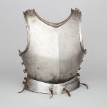 North Italian Infantry Breastplate, early 17th century, height 17.5 in — 44.5 cm