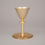 Silver Gilt and Gilt Metal Chalice, mid 20th century, height 8 in — 20.3 cm
