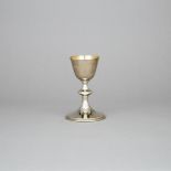 Irish Silver and Silver Plate Chalice, Dublin, 1949, height 6.6 in — 16.7 cm