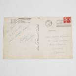 Elvis Presley Autograph Post Card, 1961, 5.5 x 8.75 in — 14 x 22.2 cm