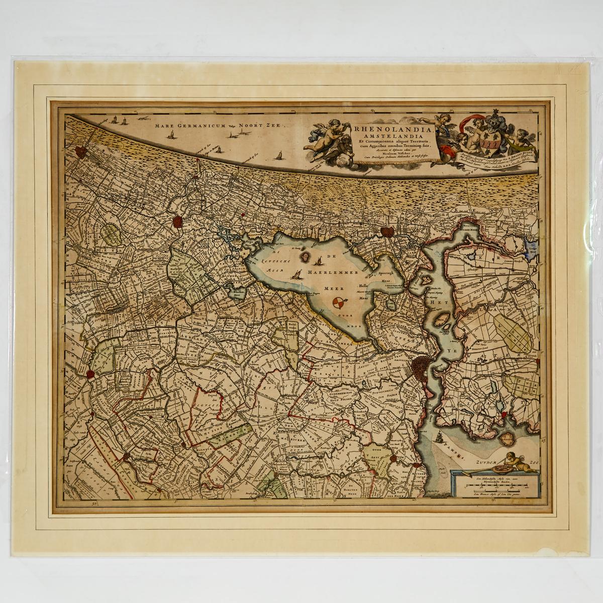 Nicolaes Visscher II (1649-1702)), RHENOLANDIA, AMSTELANDIA ET CIRCUMIACENTIA ALIQUOT TERRITORIA, si