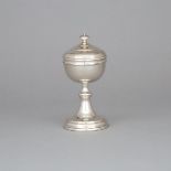 Silver Plate Ciborium, mid 20th century, height 7.5 in — 19.1 cm