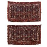 Pair of Tekke Chuvals, Central Asia, c.1900, 1 ft 4 ins x 2 ft 2 ins — 0.4 m x 0.7 m