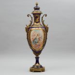 Large Ormolu Mounted 'Sèvres' Covered Vase, c.1900, height 36.4 in — 92.5 cm