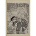 Shi Hu (1942-), Bending Woman, 石虎(1942-)「俯人圖」水墨紙本 鏡心, image 39.2 x 27 in — 99.6 x 68.6 cm
