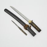 A Japanese Tanto, 19th Century, 日本 十九世紀 短刀, length 20.1 in — 51 cm