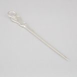 Victorian Silver Albert Pattern Meat Skewer, probably John S. Hunt, London, 1840, length 10.6 in — 2