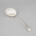 George III Silver Beaded Old English Pattern Soup Ladle, Thomas Ellis (probably), London, 1777, leng