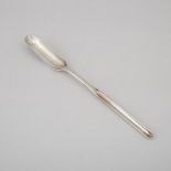 George II Silver Marrow Scoop, Ebenezer Coker, London, 1756, length 9 in — 22.8 cm