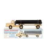 French Dinky Supertoys Tracteur Unic Saharien (893). In beige with white roof box, beige wheels