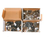 3 boxes of Palaeozoic fossils. Including fine trilobites from USA localities, fossil plants,