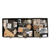 3-drawer set of fossils. Including; fossil fish, ammonites, and trilobites. Mostly labelled. £30-50