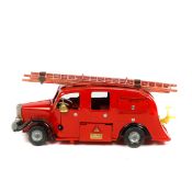 Tri-ang Minic Fire Engine (62M). A post-war example with Tri-ang logo to sides, roof ladders and a