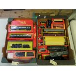 38x Tri-ang, Tri-ang-Hornby and Hornby OO Railway. A 2 Car Blue Pullman diesel unit and unpowered