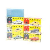 23x 1:43 scale Vanguards. Including; a Jaguar E Type special issue, a Ford Capri, a Ford Classic