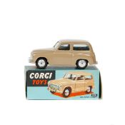 Corgi Toys Hillman Husky (206). An example in light brown with smooth wheels and black rubber tyres.