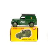 Dinky Toys Telephone Service Van (261). In dark green livery with black roof, silver ladder and '