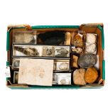 A quantity of miscellaneous fossils. Including; ammonites, sea urchins and fossil crustacea. Some