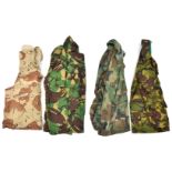 A “Coat, combat, camouflage, woodland pattern”, and 4 other similar coats/jackets. GC to VGC