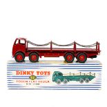 Dinky Supertoys Foden Flat Truck with chains (905). 2nd type FG cab, chassis and loadbed all in