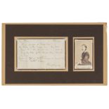 A handwritten note from Florence Nightingale, in pencil, d. 16/7/78 “Mrs Fulkes. Please get me a