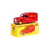 Dinky Toys Austin Van 'Nestle's (471). In red with bright yellow wheels and black smooth rubber