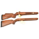 A new walnut stock for rare BSA Centenary 2000; and a custom made left hand walnut stock for