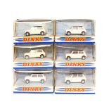18 Matchbox Dinky 1964 Mini Cooper 'S' DY-21. All in 'Old English White' with black roof and red
