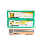 12 1:50 scale Articulated Trucks by various makes. Including Lion Toys, Universal Hobbies and