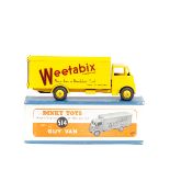 Dinky Supertoys Guy Van, Weetabix (514). In yellow with first type cab, yellow ridged wheels and '