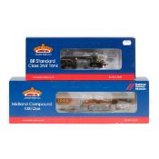 2 Bachmann Branch-Line OO locomotives. A Midland Railways Compound 4-4-0 tender locomotive RN