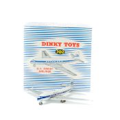 Dinky Toys D.H. Comet Airliner (702). In B.O.A.C. silver, white and blue livery with 'G-ALY'
